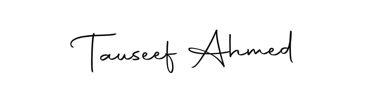 The best way (Autography-DOLnW) to make a short signature is to pick only two or three words in your name. The name Tauseef Ahmed include a total of six letters. For converting this name. Tauseef Ahmed signature style 10 images and pictures png