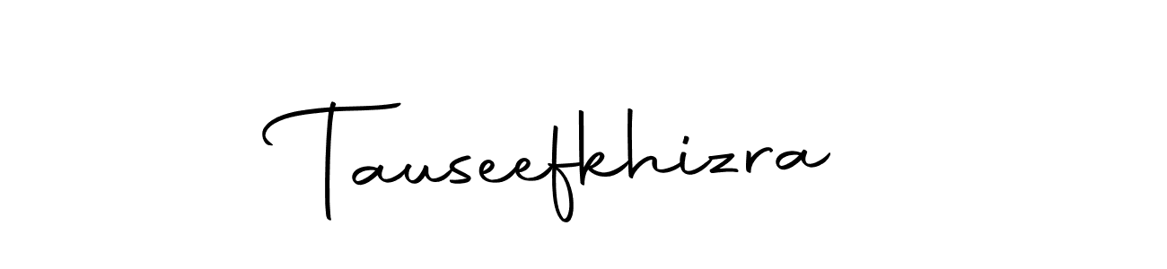 Use a signature maker to create a handwritten signature online. With this signature software, you can design (Autography-DOLnW) your own signature for name Tauseefkhizra. Tauseefkhizra signature style 10 images and pictures png