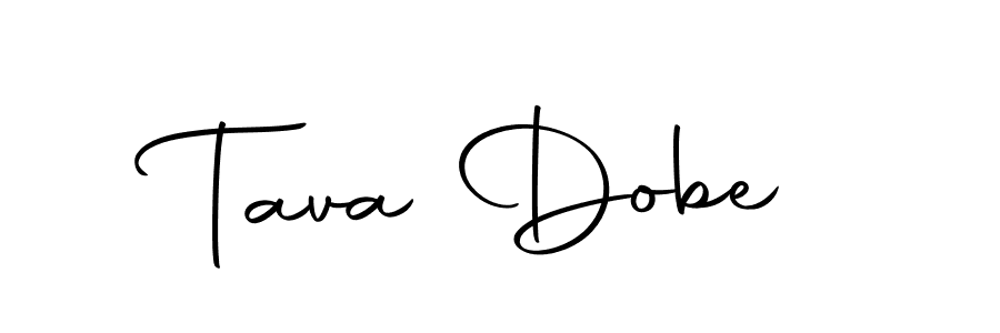 Make a beautiful signature design for name Tava Dobe. With this signature (Autography-DOLnW) style, you can create a handwritten signature for free. Tava Dobe signature style 10 images and pictures png