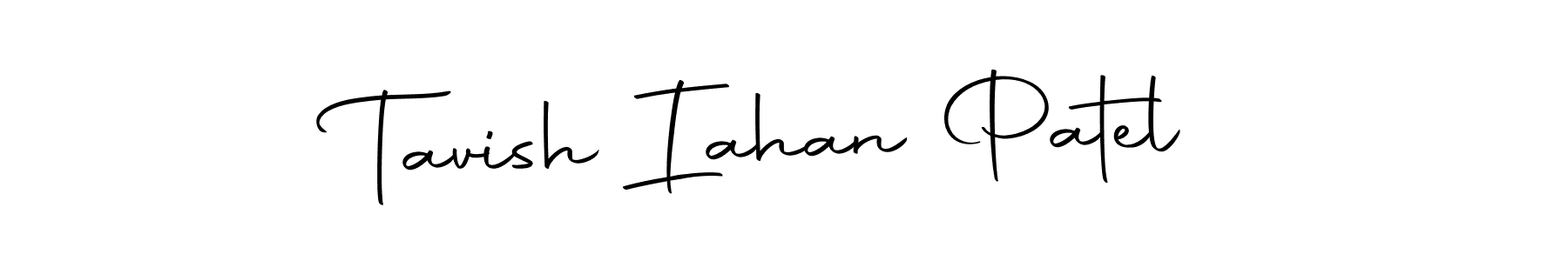 How to make Tavish Iahan Patel signature? Autography-DOLnW is a professional autograph style. Create handwritten signature for Tavish Iahan Patel name. Tavish Iahan Patel signature style 10 images and pictures png