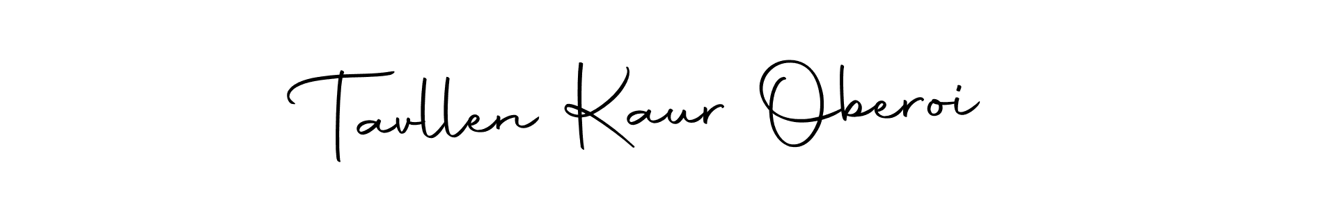 Here are the top 10 professional signature styles for the name Tavllen Kaur Oberoi. These are the best autograph styles you can use for your name. Tavllen Kaur Oberoi signature style 10 images and pictures png