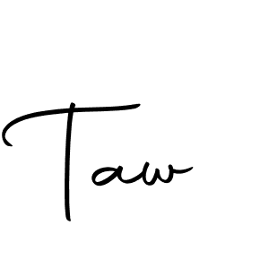 How to make Taw signature? Autography-DOLnW is a professional autograph style. Create handwritten signature for Taw name. Taw signature style 10 images and pictures png