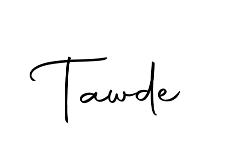 How to Draw Tawde signature style? Autography-DOLnW is a latest design signature styles for name Tawde. Tawde signature style 10 images and pictures png