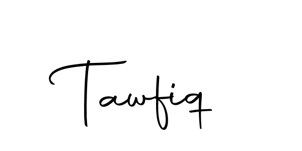 Make a beautiful signature design for name Tawfiq. With this signature (Autography-DOLnW) style, you can create a handwritten signature for free. Tawfiq signature style 10 images and pictures png