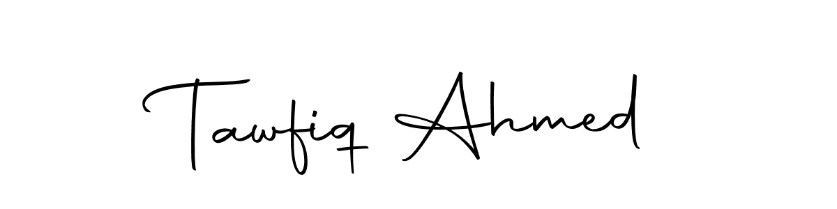 Also we have Tawfiq Ahmed name is the best signature style. Create professional handwritten signature collection using Autography-DOLnW autograph style. Tawfiq Ahmed signature style 10 images and pictures png