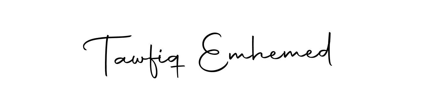 It looks lik you need a new signature style for name Tawfiq Emhemed. Design unique handwritten (Autography-DOLnW) signature with our free signature maker in just a few clicks. Tawfiq Emhemed signature style 10 images and pictures png