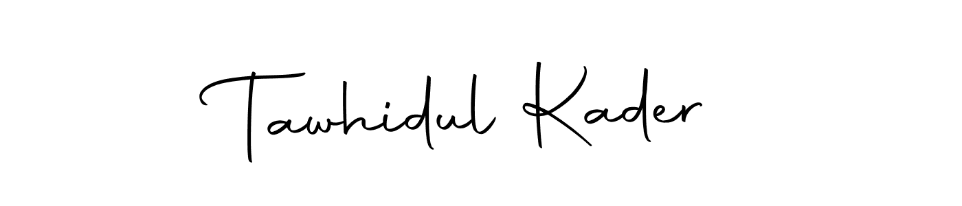 Design your own signature with our free online signature maker. With this signature software, you can create a handwritten (Autography-DOLnW) signature for name Tawhidul Kader. Tawhidul Kader signature style 10 images and pictures png