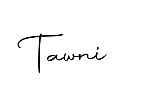 How to make Tawni name signature. Use Autography-DOLnW style for creating short signs online. This is the latest handwritten sign. Tawni signature style 10 images and pictures png