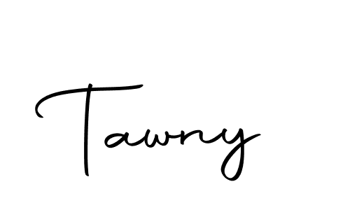 Design your own signature with our free online signature maker. With this signature software, you can create a handwritten (Autography-DOLnW) signature for name Tawny. Tawny signature style 10 images and pictures png