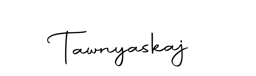 How to make Tawnyaskaj signature? Autography-DOLnW is a professional autograph style. Create handwritten signature for Tawnyaskaj name. Tawnyaskaj signature style 10 images and pictures png