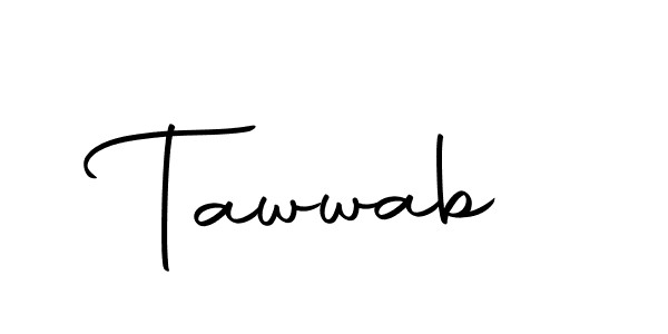 Tawwab stylish signature style. Best Handwritten Sign (Autography-DOLnW) for my name. Handwritten Signature Collection Ideas for my name Tawwab. Tawwab signature style 10 images and pictures png