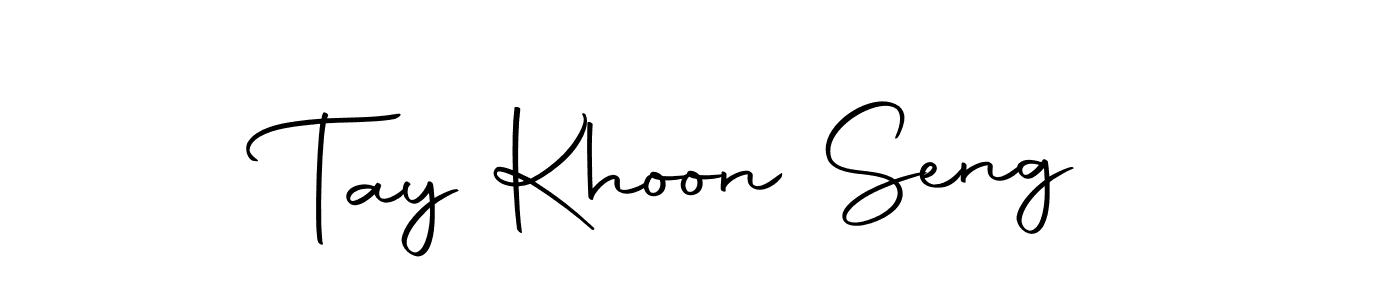 The best way (Autography-DOLnW) to make a short signature is to pick only two or three words in your name. The name Tay Khoon Seng include a total of six letters. For converting this name. Tay Khoon Seng signature style 10 images and pictures png