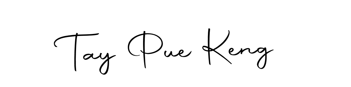 How to make Tay Pue Keng name signature. Use Autography-DOLnW style for creating short signs online. This is the latest handwritten sign. Tay Pue Keng signature style 10 images and pictures png