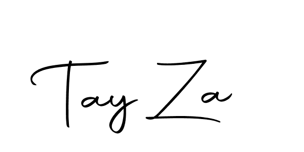 Tay Za stylish signature style. Best Handwritten Sign (Autography-DOLnW) for my name. Handwritten Signature Collection Ideas for my name Tay Za. Tay Za signature style 10 images and pictures png