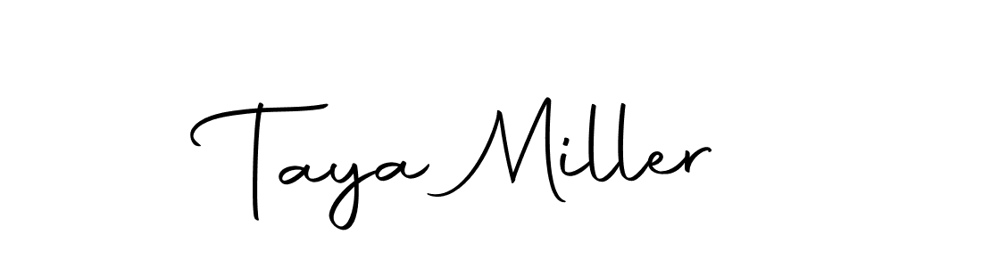 The best way (Autography-DOLnW) to make a short signature is to pick only two or three words in your name. The name Taya Miller include a total of six letters. For converting this name. Taya Miller signature style 10 images and pictures png