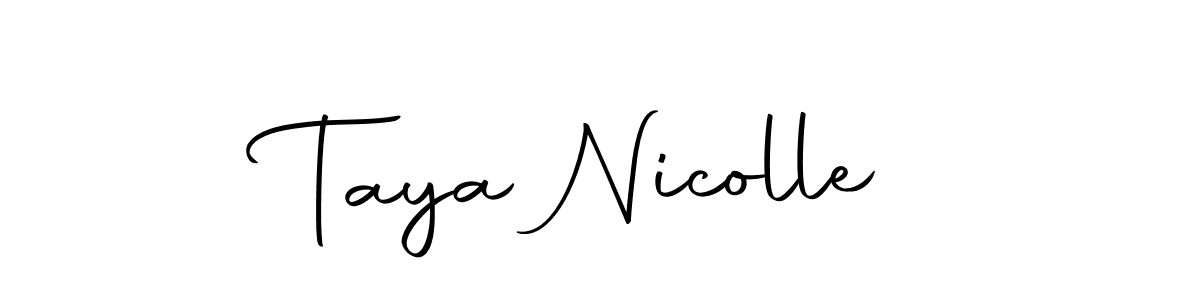 Similarly Autography-DOLnW is the best handwritten signature design. Signature creator online .You can use it as an online autograph creator for name Taya Nicolle. Taya Nicolle signature style 10 images and pictures png