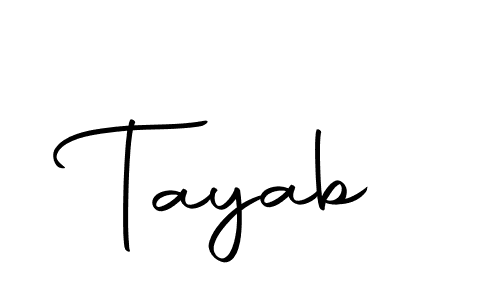 How to make Tayab signature? Autography-DOLnW is a professional autograph style. Create handwritten signature for Tayab name. Tayab signature style 10 images and pictures png
