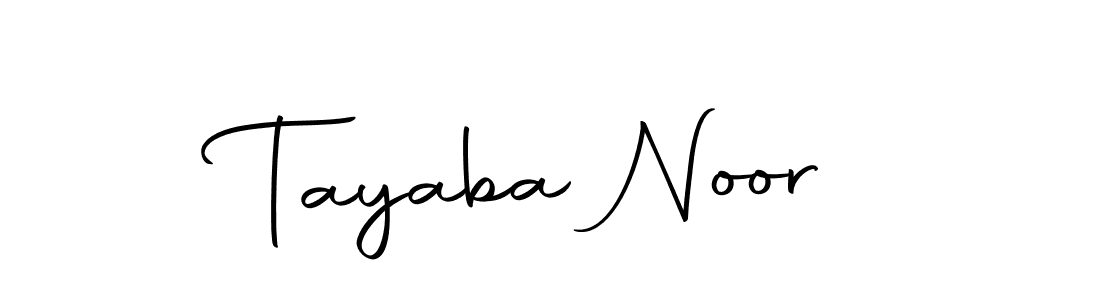 Tayaba Noor stylish signature style. Best Handwritten Sign (Autography-DOLnW) for my name. Handwritten Signature Collection Ideas for my name Tayaba Noor. Tayaba Noor signature style 10 images and pictures png