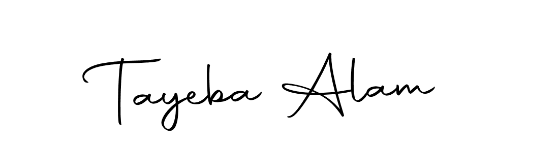 Use a signature maker to create a handwritten signature online. With this signature software, you can design (Autography-DOLnW) your own signature for name Tayeba Alam. Tayeba Alam signature style 10 images and pictures png