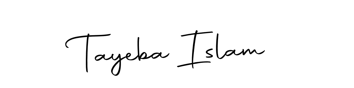 Make a short Tayeba Islam signature style. Manage your documents anywhere anytime using Autography-DOLnW. Create and add eSignatures, submit forms, share and send files easily. Tayeba Islam signature style 10 images and pictures png