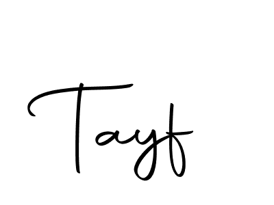 You should practise on your own different ways (Autography-DOLnW) to write your name (Tayf) in signature. don't let someone else do it for you. Tayf signature style 10 images and pictures png