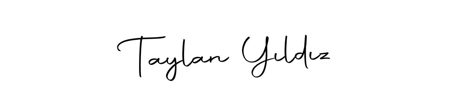How to make Taylan Yıldız name signature. Use Autography-DOLnW style for creating short signs online. This is the latest handwritten sign. Taylan Yıldız signature style 10 images and pictures png