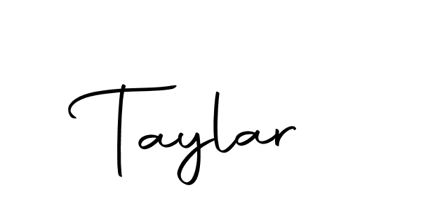 Design your own signature with our free online signature maker. With this signature software, you can create a handwritten (Autography-DOLnW) signature for name Taylar. Taylar signature style 10 images and pictures png