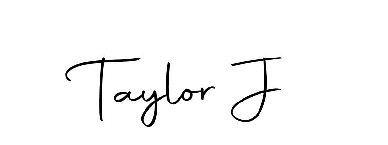 Create a beautiful signature design for name Taylor J. With this signature (Autography-DOLnW) fonts, you can make a handwritten signature for free. Taylor J signature style 10 images and pictures png