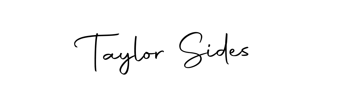 Make a beautiful signature design for name Taylor Sides. Use this online signature maker to create a handwritten signature for free. Taylor Sides signature style 10 images and pictures png
