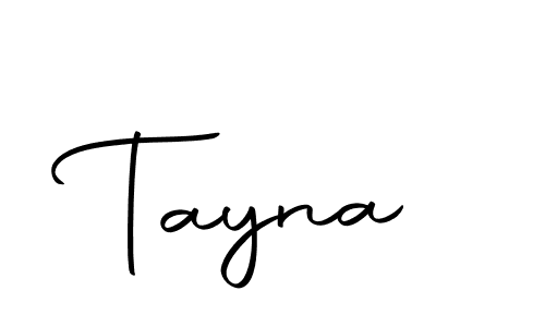 Make a beautiful signature design for name Tayna. With this signature (Autography-DOLnW) style, you can create a handwritten signature for free. Tayna signature style 10 images and pictures png