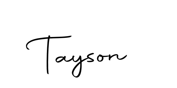 Make a beautiful signature design for name Tayson. With this signature (Autography-DOLnW) style, you can create a handwritten signature for free. Tayson signature style 10 images and pictures png