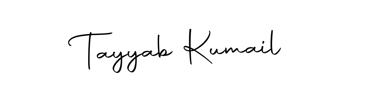 Tayyab Kumail stylish signature style. Best Handwritten Sign (Autography-DOLnW) for my name. Handwritten Signature Collection Ideas for my name Tayyab Kumail. Tayyab Kumail signature style 10 images and pictures png
