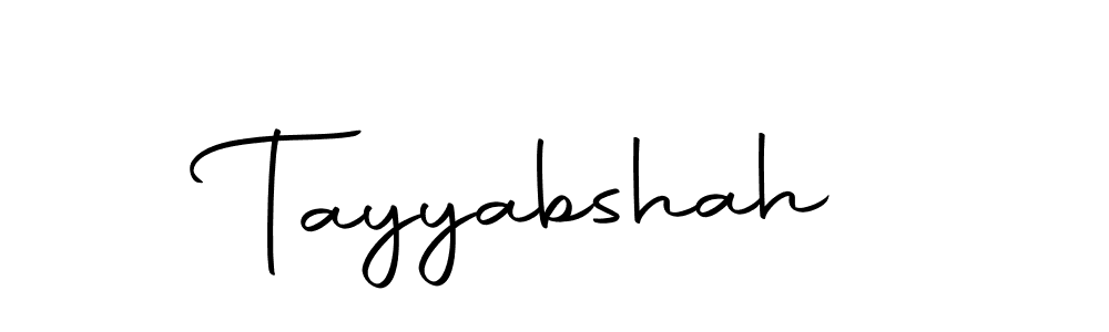 Make a beautiful signature design for name Tayyabshah. With this signature (Autography-DOLnW) style, you can create a handwritten signature for free. Tayyabshah signature style 10 images and pictures png