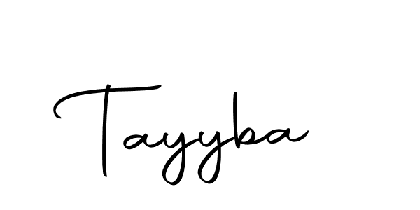 Create a beautiful signature design for name Tayyba. With this signature (Autography-DOLnW) fonts, you can make a handwritten signature for free. Tayyba signature style 10 images and pictures png