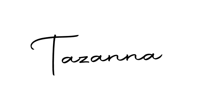 Make a beautiful signature design for name Tazanna. Use this online signature maker to create a handwritten signature for free. Tazanna signature style 10 images and pictures png