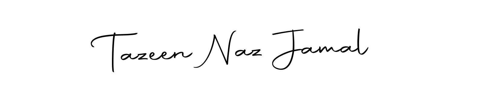 if you are searching for the best signature style for your name Tazeen Naz Jamal. so please give up your signature search. here we have designed multiple signature styles  using Autography-DOLnW. Tazeen Naz Jamal signature style 10 images and pictures png