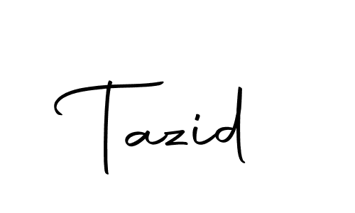 You should practise on your own different ways (Autography-DOLnW) to write your name (Tazid) in signature. don't let someone else do it for you. Tazid signature style 10 images and pictures png