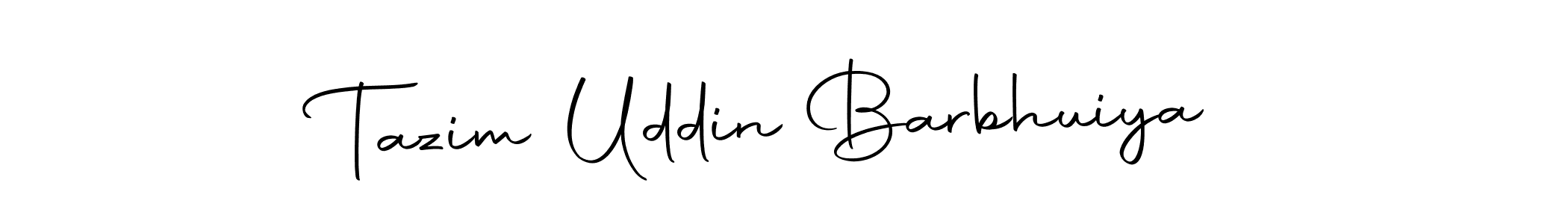 The best way (Autography-DOLnW) to make a short signature is to pick only two or three words in your name. The name Tazim Uddin Barbhuiya include a total of six letters. For converting this name. Tazim Uddin Barbhuiya signature style 10 images and pictures png