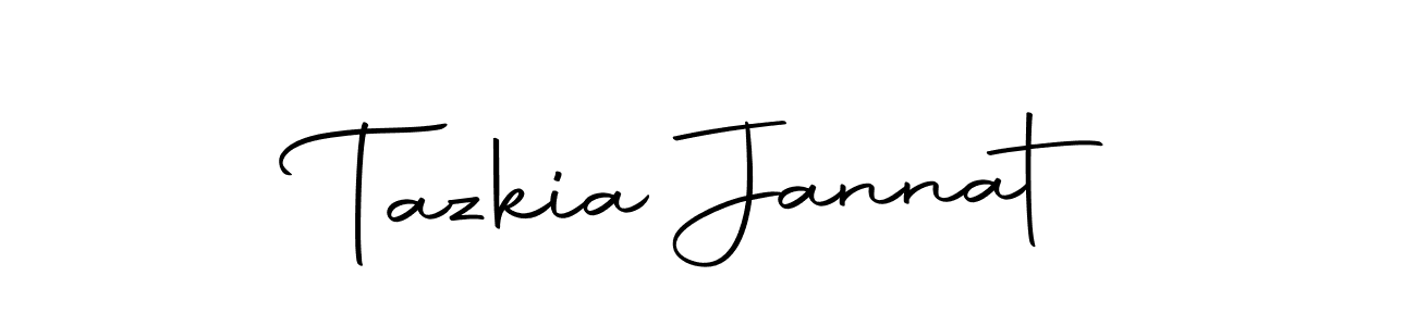 Make a short Tazkia Jannat signature style. Manage your documents anywhere anytime using Autography-DOLnW. Create and add eSignatures, submit forms, share and send files easily. Tazkia Jannat signature style 10 images and pictures png