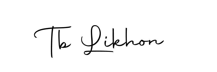 Similarly Autography-DOLnW is the best handwritten signature design. Signature creator online .You can use it as an online autograph creator for name Tb Likhon. Tb Likhon signature style 10 images and pictures png