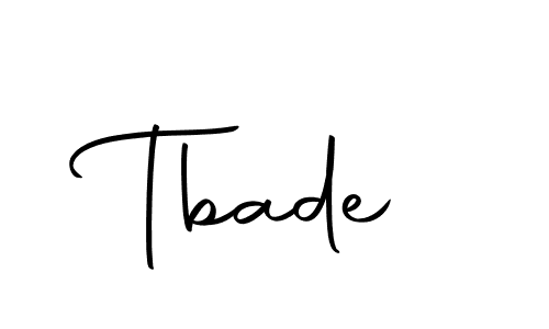 It looks lik you need a new signature style for name Tbade. Design unique handwritten (Autography-DOLnW) signature with our free signature maker in just a few clicks. Tbade signature style 10 images and pictures png