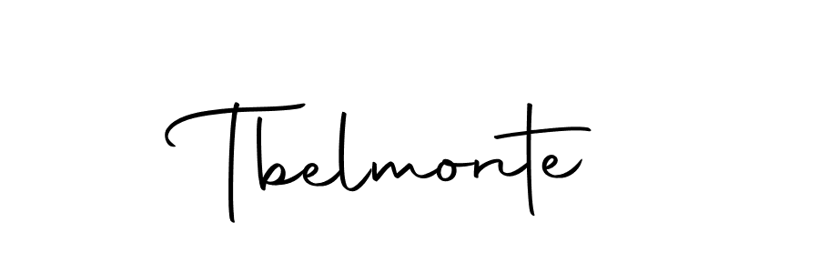 How to make Tbelmonte name signature. Use Autography-DOLnW style for creating short signs online. This is the latest handwritten sign. Tbelmonte signature style 10 images and pictures png