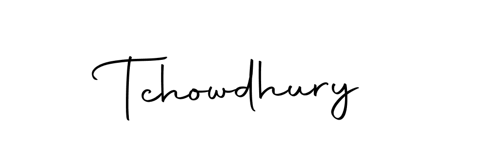 Make a beautiful signature design for name Tchowdhury. Use this online signature maker to create a handwritten signature for free. Tchowdhury signature style 10 images and pictures png