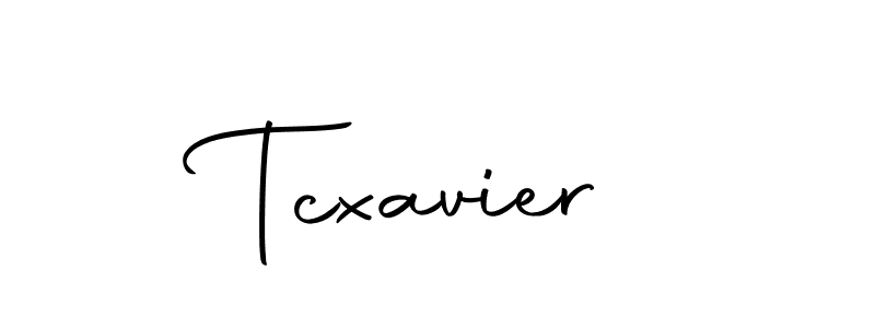Tcxavier stylish signature style. Best Handwritten Sign (Autography-DOLnW) for my name. Handwritten Signature Collection Ideas for my name Tcxavier. Tcxavier signature style 10 images and pictures png