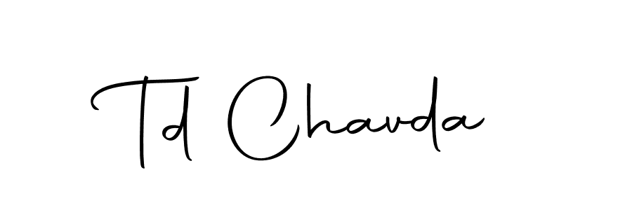 Once you've used our free online signature maker to create your best signature Autography-DOLnW style, it's time to enjoy all of the benefits that Td Chavda name signing documents. Td Chavda signature style 10 images and pictures png