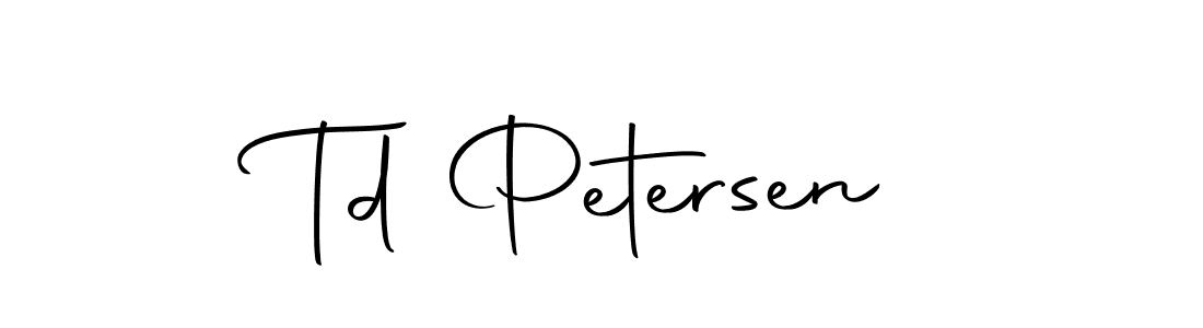 It looks lik you need a new signature style for name Td Petersen. Design unique handwritten (Autography-DOLnW) signature with our free signature maker in just a few clicks. Td Petersen signature style 10 images and pictures png