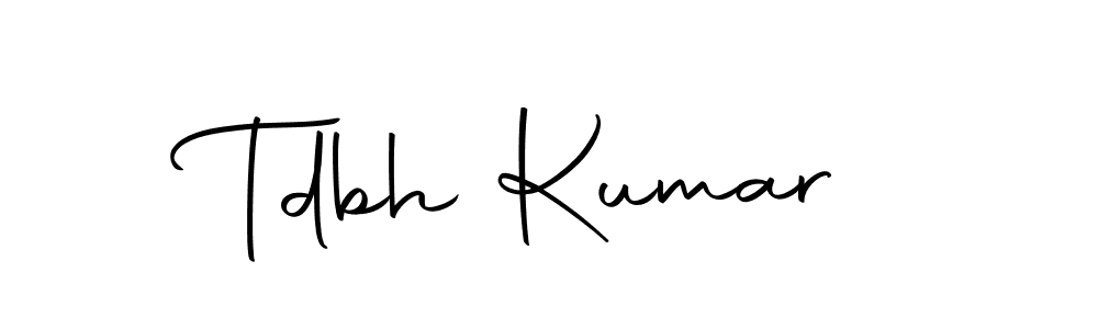 Make a beautiful signature design for name Tdbh Kumar. With this signature (Autography-DOLnW) style, you can create a handwritten signature for free. Tdbh Kumar signature style 10 images and pictures png