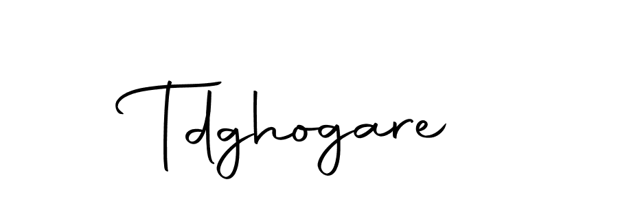 if you are searching for the best signature style for your name Tdghogare. so please give up your signature search. here we have designed multiple signature styles  using Autography-DOLnW. Tdghogare signature style 10 images and pictures png