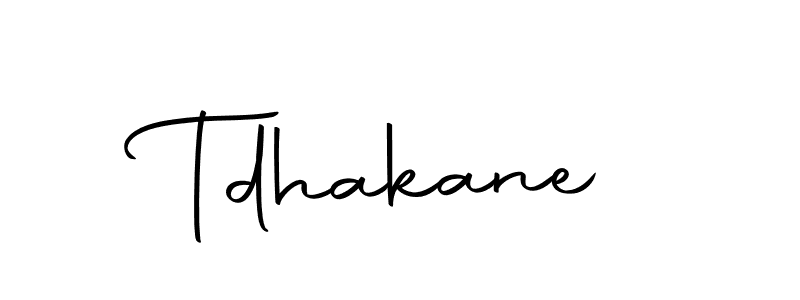 Make a beautiful signature design for name Tdhakane. With this signature (Autography-DOLnW) style, you can create a handwritten signature for free. Tdhakane signature style 10 images and pictures png