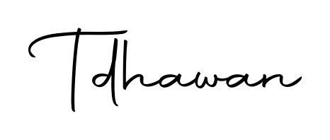 Turn your name Tdhawan into a signature brand with Autography-DOLnW styling. Download in standard PNG or transparent format anytime. Tdhawan signature style 10 images and pictures png